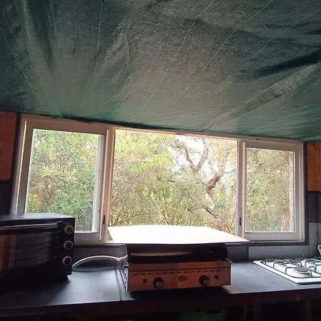 Et Mobile Home, Au Sein Du Maquis Corse Avec Piscine Privative 9mx4m * Дзондза