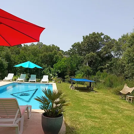 Et Mobile Home, Au Sein Du Maquis Corse Avec Piscine Privative 9mx4m Zonza