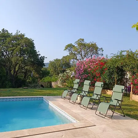 Et Mobile Home, Au Sein Du Maquis Corse Avec Piscine Privative 9mx4m Chalet