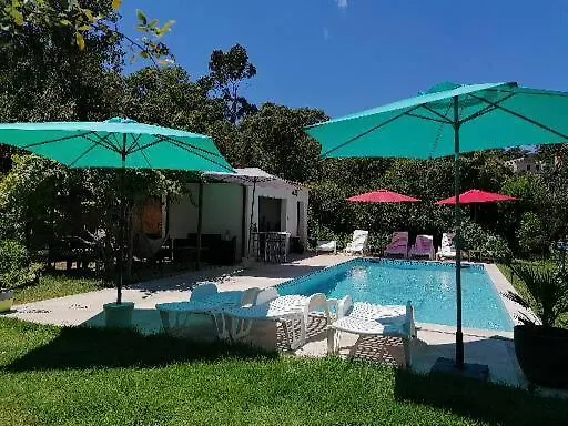 Chalet Et Mobile Home, Au Sein Du Maquis Corse Avec Piscine Privative 9mx4m