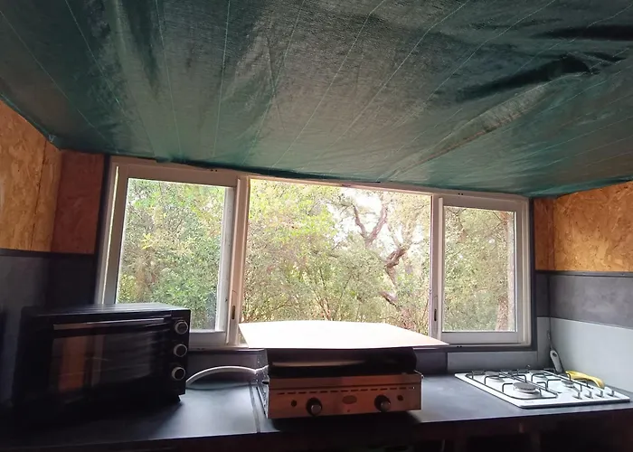 Et Mobile Home, Au Sein Du Maquis Corse Avec Piscine Privative 9mx4m * 宗扎