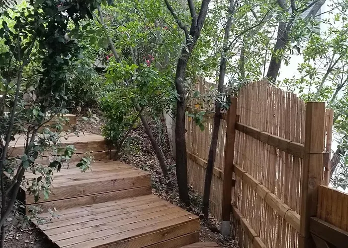 木屋 Et Mobile Home, Au Sein Du Maquis Corse Avec Piscine Privative 9mx4m 宗扎