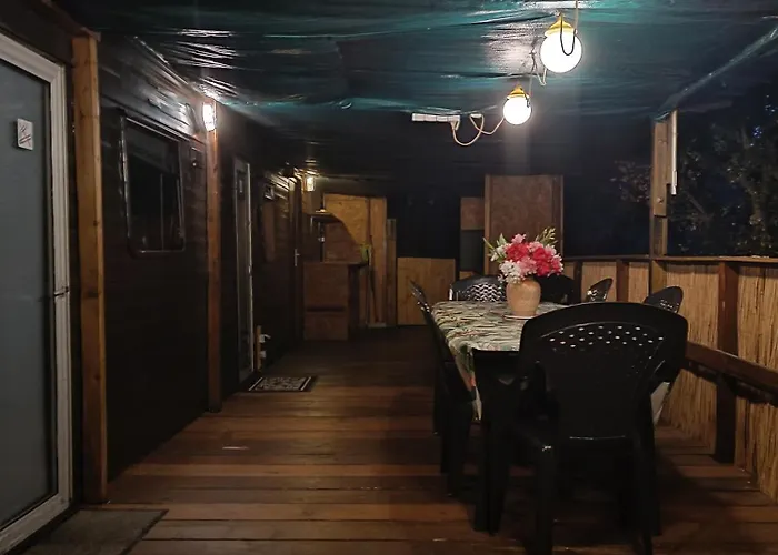 Et Mobile Home, Au Sein Du Maquis Corse Avec Piscine Privative 9mx4m 木屋