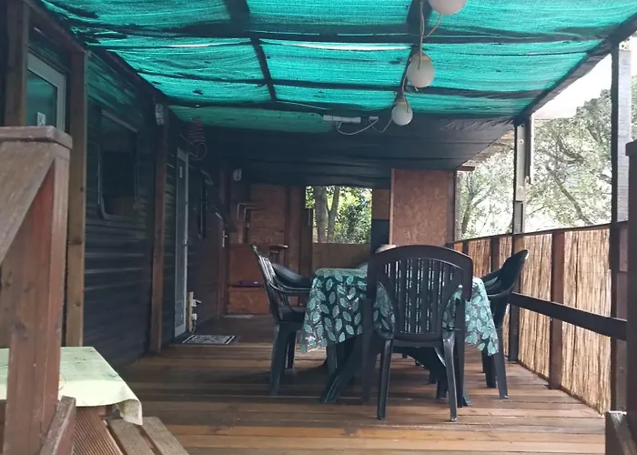 Et Mobile Home, Au Sein Du Maquis Corse Avec Piscine Privative 9mx4m