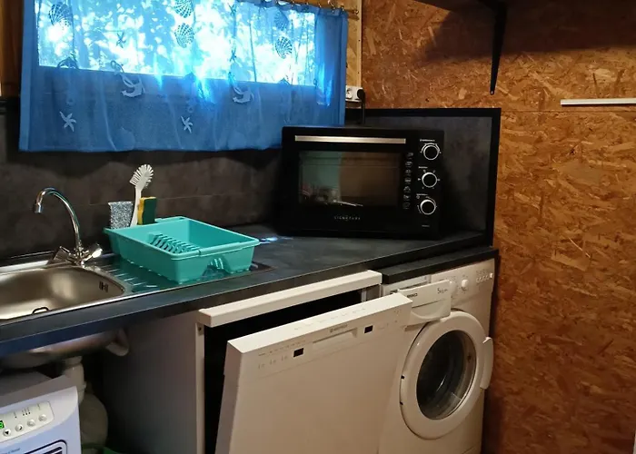 Et Mobile Home, Au Sein Du Maquis Corse Avec Piscine Privative 9mx4m 宗扎
